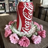 The Crochet Flower Bouquet That Doubles As A Coaster